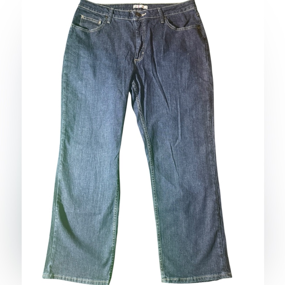 ❤️ Lee Women’s Relaxed Jeans in Dark Blue 16 P